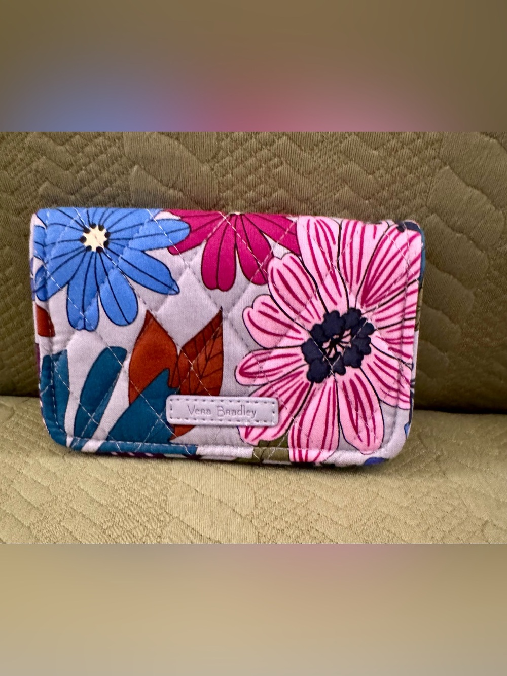 Vera Bradley RFID Small Bifold Wallet Bengal Lily NWT